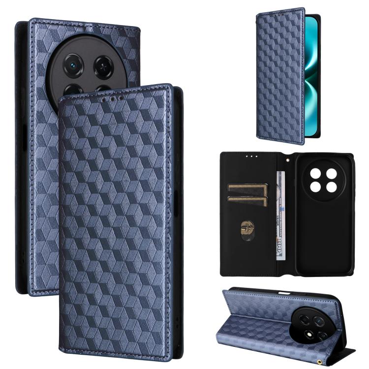 Cubic Grid Texture Flip Leather Phone Case, For Huawei nova 16 SE 4G, For Huawei nova Y74 4G / Enjoy 90 Plus 5G, For Huawei nova 15 Max / Enjoy 90 Pro Max, For Huawei Pura 90 Pro Max 5G, For Huawei Pura 90 Pro 5G, For Huawei Pura 90 5G                 ...