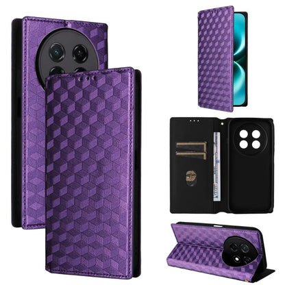 Cubic Grid Texture Flip Leather Phone Case, For Huawei nova 16 SE 4G, For Huawei nova Y74 4G / Enjoy 90 Plus 5G, For Huawei nova 15 Max / Enjoy 90 Pro Max, For Huawei Pura 90 Pro Max 5G, For Huawei Pura 90 Pro 5G, For Huawei Pura 90 5G                 ...
