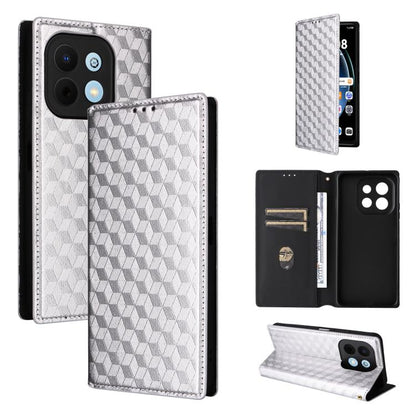 Cubic Grid Texture Flip Leather Phone Case, For Huawei nova 16 SE 4G, For Huawei nova Y74 4G / Enjoy 90 Plus 5G, For Huawei nova 15 Max / Enjoy 90 Pro Max, For Huawei Pura 90 Pro Max 5G, For Huawei Pura 90 Pro 5G, For Huawei Pura 90 5G                 ...