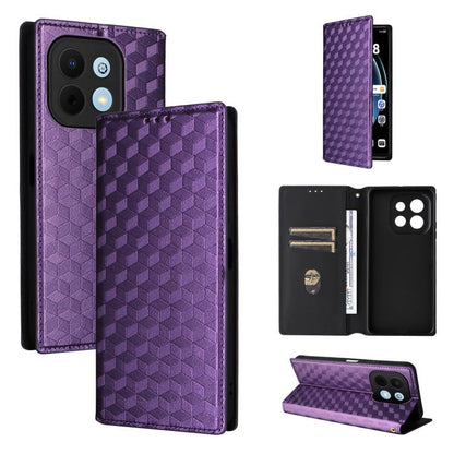 Cubic Grid Texture Flip Leather Phone Case, For Huawei nova 16 SE 4G, For Huawei nova Y74 4G / Enjoy 90 Plus 5G, For Huawei nova 15 Max / Enjoy 90 Pro Max, For Huawei Pura 90 Pro Max 5G, For Huawei Pura 90 Pro 5G, For Huawei Pura 90 5G                 ...
