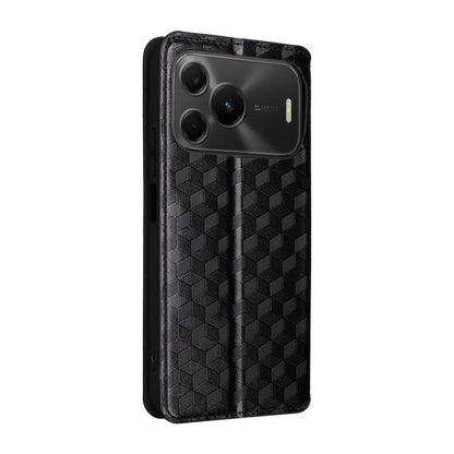 Cubic Grid Texture Flip Leather Phone Case, For Huawei nova 16 SE 4G, For Huawei nova Y74 4G / Enjoy 90 Plus 5G, For Huawei nova 15 Max / Enjoy 90 Pro Max, For Huawei Pura 90 Pro Max 5G, For Huawei Pura 90 Pro 5G, For Huawei Pura 90 5G                 ...