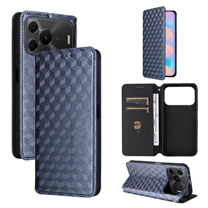 Cubic Grid Texture Flip Leather Phone Case, For Huawei nova 16 SE 4G, For Huawei nova Y74 4G / Enjoy 90 Plus 5G, For Huawei nova 15 Max / Enjoy 90 Pro Max, For Huawei Pura 90 Pro Max 5G, For Huawei Pura 90 Pro 5G, For Huawei Pura 90 5G                 ...