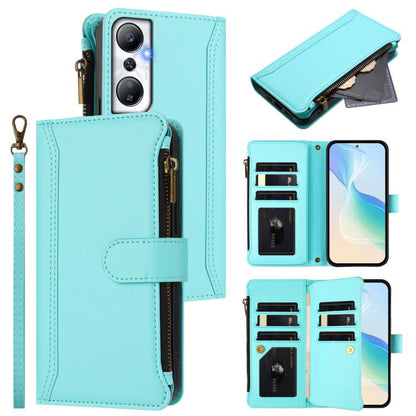 Magnetic Closure 9 Card Slots Zipper Leather Case with Hand Strap, For Infinix Note 30 VIP, For Infinix Hot 30i, For Infinix Hot 30 4G, For Infinix Hot 20 5G, For Infinix Hot 12i / 20i, For Infinix Zero 5G 2023, For Infinix Hot 20 Play                 ...