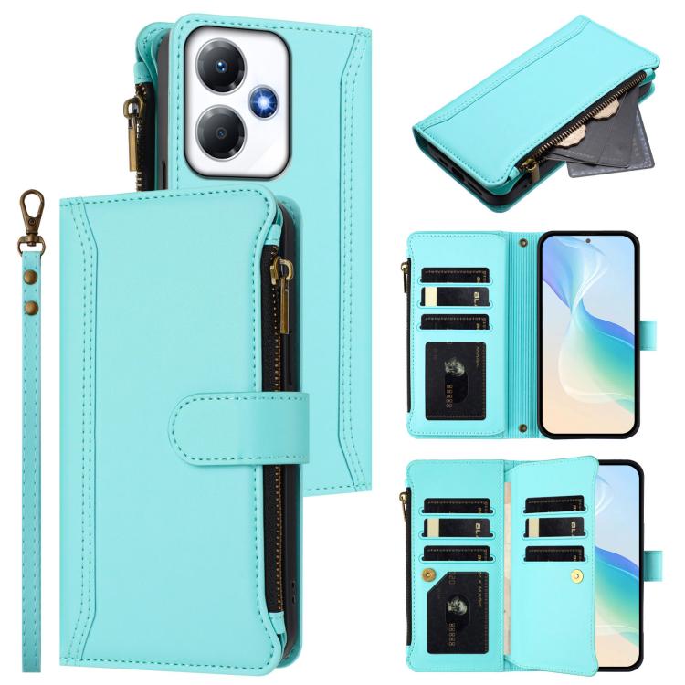 Magnetic Closure 9 Card Slots Zipper Leather Case with Hand Strap, For Infinix Zero 40 5G, For Infinix Zero 40 4G, For Infinix Note 40X 5G, For Infinix Note 40 5G, For Infinix GT 20 Pro 5G, For Infinix Note 40 Pro 4G / 5G, For Infinix Note 40 4G       ...