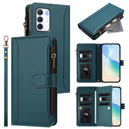 Magnetic Closure 9 Card Slots Zipper Leather Case with Hand Strap, For Infinix Note 30 VIP, For Infinix Hot 30i, For Infinix Hot 30 4G, For Infinix Hot 20 5G, For Infinix Hot 12i / 20i, For Infinix Zero 5G 2023, For Infinix Hot 20 Play                 ...