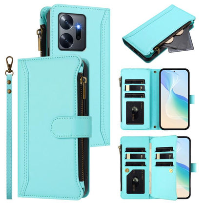 Magnetic Closure 9 Card Slots Zipper Leather Case with Hand Strap, For Infinix Note 30 VIP, For Infinix Hot 30i, For Infinix Hot 30 4G, For Infinix Hot 20 5G, For Infinix Hot 12i / 20i, For Infinix Zero 5G 2023, For Infinix Hot 20 Play                 ...