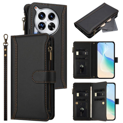 Magnetic Closure 9 Card Slots Zipper Leather Case with Hand Strap, For Tecno Spark 10 Pro Magic Magenta, For Tecno Pova 6 Neo, For Tecno Pova 6 4G, For Tecno Pova 6 5G / 6 Pro 5G, For Tecno Camon 30 Pro 5G, For Tecno Camon 30 Premier                   ...