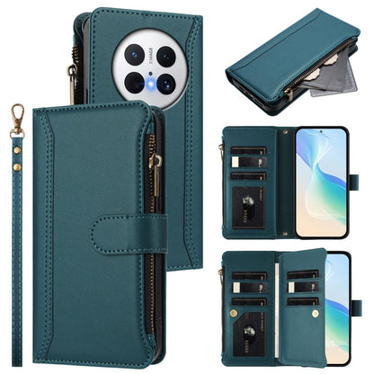 Magnetic Closure 9 Card Slots Zipper Leather Case with Hand Strap, For Huawei nova 14, For Huawei nova 16, For Huawei Pura 90 Pro Max 5G, For Huawei Pura 90 Pro 5G, For Huawei Mate 70 Air 5G, For Huawei Enjoy 80s 4G, For Huawei nova 14 Ultra           ...