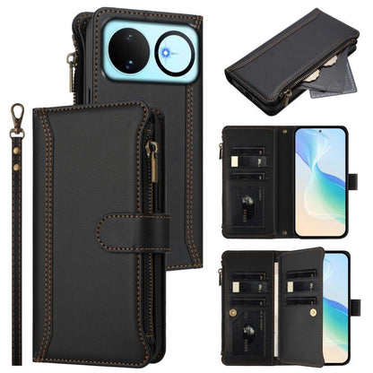 Magnetic Closure 9 Card Slots Zipper Leather Case with Hand Strap, For Huawei nova 14, For Huawei nova 16, For Huawei Pura 90 Pro Max 5G, For Huawei Pura 90 Pro 5G, For Huawei Mate 70 Air 5G, For Huawei Enjoy 80s 4G, For Huawei nova 14 Ultra           ...