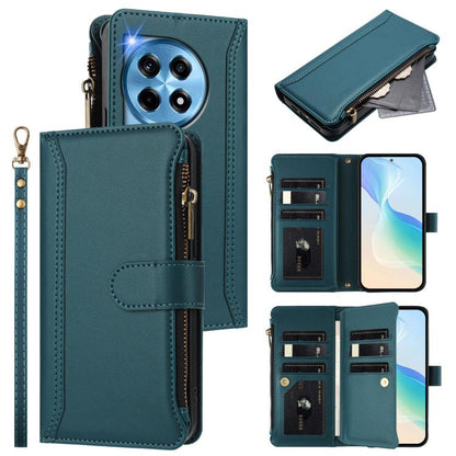 Magnetic Closure 9 Card Slots Zipper Leather Case with Hand Strap, For OnePlus Turbo 6X Pro 5G, For OnePlus Nord CE6 Lite, For OnePlus Turbo 6V / Turbo 6, For OnePlus Ace 5 Ultra, For OnePlus Ace 5 Racing, For OnePlus 13T 5G                            ...