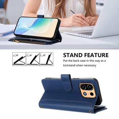 Magnetic Closure 9 Card Slots Zipper Leather Case with Hand Strap, For OnePlus Turbo 6X Pro 5G, For OnePlus Nord CE6 Lite, For OnePlus Turbo 6V / Turbo 6, For OnePlus Ace 5 Ultra, For OnePlus Ace 5 Racing, For OnePlus 13T 5G                            ...