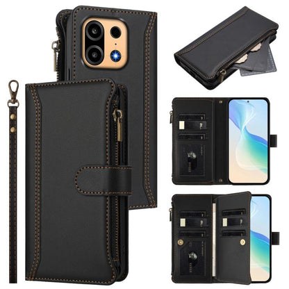 Magnetic Closure 9 Card Slots Zipper Leather Case with Hand Strap, For OnePlus Turbo 6X Pro 5G, For OnePlus Nord CE6 Lite, For OnePlus Turbo 6V / Turbo 6, For OnePlus Ace 5 Ultra, For OnePlus Ace 5 Racing, For OnePlus 13T 5G                            ...