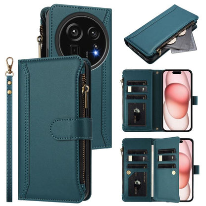 Magnetic Closure 9 Card Slots Zipper Leather Case with Hand Strap, For Sharp Aquos wish6, For Sharp Aquos R11, For Sharp Aquos Sense10, For Sharp Aquos R10, For Sharp Aquos wish5, For Sharp Aquos sense9 Plus, For Sharp Aquos sense9, For Sharp Aquos R9 ...