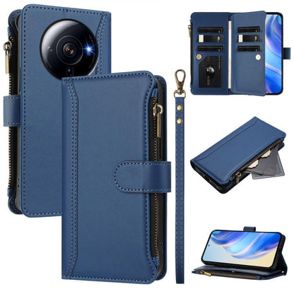 Magnetic Closure 9 Card Slots Zipper Leather Case with Hand Strap, For Xiaomi 12T / 12T Pro / Redmi K50 Ultra, For Xiaomi 12S Ultra, For Xiaomi 12 Pro / 12S Pro, For Xiaomi 12 / 12X / 12S, For Xiaomi 12 Lite, For Xiaomi Poco C40 / Redmi 10C            ...