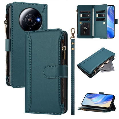 Magnetic Closure 9 Card Slots Zipper Leather Case with Hand Strap, For Xiaomi 12T / 12T Pro / Redmi K50 Ultra, For Xiaomi 12S Ultra, For Xiaomi 12 Pro / 12S Pro, For Xiaomi 12 / 12X / 12S, For Xiaomi 12 Lite, For Xiaomi Poco C40 / Redmi 10C            ...