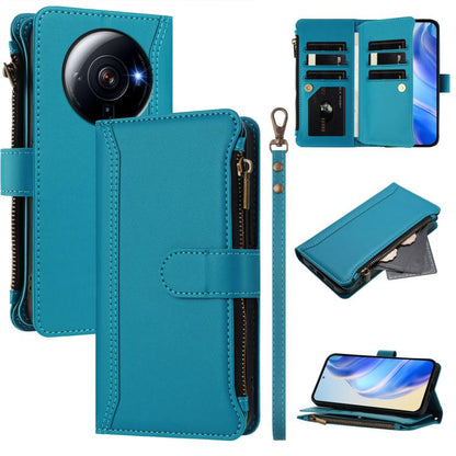 Magnetic Closure 9 Card Slots Zipper Leather Case with Hand Strap, For Xiaomi 12T / 12T Pro / Redmi K50 Ultra, For Xiaomi 12S Ultra, For Xiaomi 12 Pro / 12S Pro, For Xiaomi 12 / 12X / 12S, For Xiaomi 12 Lite, For Xiaomi Poco C40 / Redmi 10C            ...