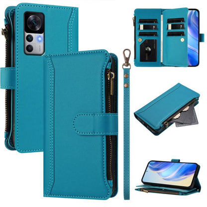 Magnetic Closure 9 Card Slots Zipper Leather Case with Hand Strap, For Xiaomi 12T / 12T Pro / Redmi K50 Ultra, For Xiaomi 12S Ultra, For Xiaomi 12 Pro / 12S Pro, For Xiaomi 12 / 12X / 12S, For Xiaomi 12 Lite, For Xiaomi Poco C40 / Redmi 10C            ...