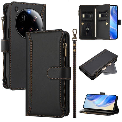 Magnetic Closure 9 Card Slots Zipper Leather Case with Hand Strap, For Xiaomi 17 Max 5G, For Xiaomi 17T Pro 5G, For Xiaomi Poco M7 4G 169mm, For Xiaomi 15T Pro 5G, For Xiaomi 15T 5G, For Xiaomi Civi 5 Pro, For Xiaomi 15S Pro                            ...