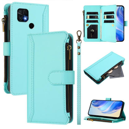 Magnetic Closure 9 Card Slots Zipper Leather Case with Hand Strap, For Xiaomi 12T / 12T Pro / Redmi K50 Ultra, For Xiaomi 12S Ultra, For Xiaomi 12 Pro / 12S Pro, For Xiaomi 12 / 12X / 12S, For Xiaomi 12 Lite, For Xiaomi Poco C40 / Redmi 10C            ...
