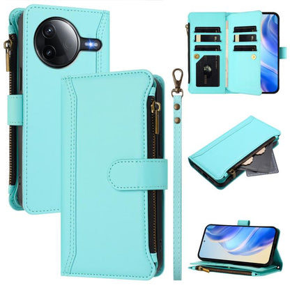 Magnetic Closure 9 Card Slots Zipper Leather Case with Hand Strap, For Xiaomi 17 Max 5G, For Xiaomi 17T Pro 5G, For Xiaomi Poco M7 4G 169mm, For Xiaomi 15T Pro 5G, For Xiaomi 15T 5G, For Xiaomi Civi 5 Pro, For Xiaomi 15S Pro                            ...