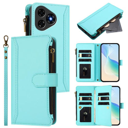 Magnetic Closure 9 Card Slots Zipper Leather Case with Hand Strap, For Ulefone Note 21, For Ulefone Note 18 Ultra / Note 18 Pro, For Ulefone Note 20 Pro, For Ulefone Note 19, For Ulefone Note 17 Pro, For Ulefone Note 16 Pro, For Ulefone Note 14