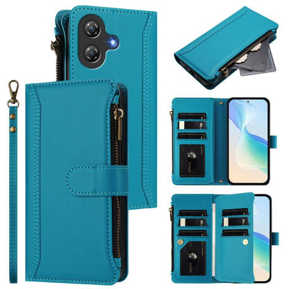 Magnetic Closure 9 Card Slots Zipper Leather Case with Hand Strap, For Ulefone Note 21, For Ulefone Note 18 Ultra / Note 18 Pro, For Ulefone Note 20 Pro, For Ulefone Note 19, For Ulefone Note 17 Pro, For Ulefone Note 16 Pro, For Ulefone Note 14