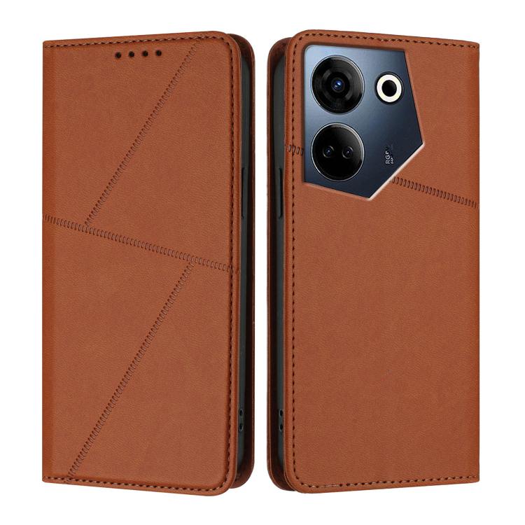 Strong Magnetic Frosted Flip Leather Phone Case, For Tecno Spark 20 Pro 4G, For Tecno Spark 20 / Spark 20C / Pop 8, For Tecno Spark Go 2024, For Tecno Camon 20 Premier, For Tecno Camon 20 / Camon 20 Pro 4G, For Tecno Spark Go 2023 / Pop 7 / Pop 7 Pro  ...