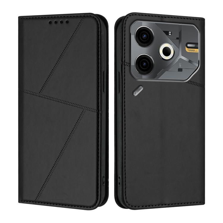 Strong Magnetic Frosted Flip Leather Phone Case, For Tecno Spark 30C 5G / Pop 9 5G, For Tecno Spark Go 2025 / Pop 9 4G, For Tecno Camon 30S, For Tecno Pova 6 Neo 5G / Spark 30 5G, For Tecno Spark 30 Pro, For Tecno Spark 30 4G                           ...