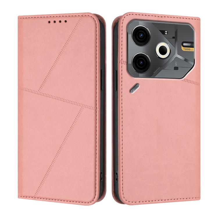Strong Magnetic Frosted Flip Leather Phone Case, For Tecno Spark 30C 5G / Pop 9 5G, For Tecno Spark Go 2025 / Pop 9 4G, For Tecno Camon 30S, For Tecno Pova 6 Neo 5G / Spark 30 5G, For Tecno Spark 30 Pro, For Tecno Spark 30 4G                           ...