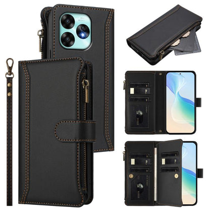 Magnetic Closure 9 Card Slots Zipper Leather Case with Hand Strap, For Umidigi G100, For Umidigi Note 100, For Umidigi Note 90, For Umidigi A15 / A15C / A15T, For Umidigi G9 5G / Note 9 5G, For Umidigi Bison X20, For Umidigi Power 7 / Power 7S         ...