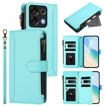 Magnetic Closure 9 Card Slots Zipper Leather Case with Hand Strap, For Umidigi G100, For Umidigi Note 100, For Umidigi Note 90, For Umidigi A15 / A15C / A15T, For Umidigi G9 5G / Note 9 5G, For Umidigi Bison X20, For Umidigi Power 7 / Power 7S         ...
