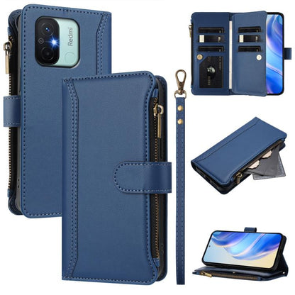 Magnetic Closure 9 Card Slots Zipper Leather Case with Hand Strap, For Redmi Note 12 Turbo / Poco F5, For Redmi K60 / K60 Pro / Poco F5 Pro, For Redmi Note 11 / 11S 4G / 12S 4G, For Redmi A1+ / A2+ / Poco C50 / Poco C51, For Redmi Note 11 Pro 4G / 5G  ...