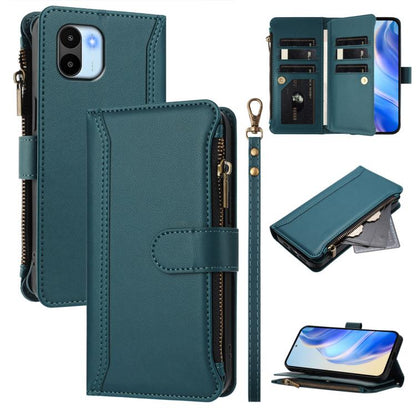 Magnetic Closure 9 Card Slots Zipper Leather Case with Hand Strap, For Redmi Note 12 Turbo / Poco F5, For Redmi K60 / K60 Pro / Poco F5 Pro, For Redmi Note 11 / 11S 4G / 12S 4G, For Redmi A1+ / A2+ / Poco C50 / Poco C51, For Redmi Note 11 Pro 4G / 5G  ...