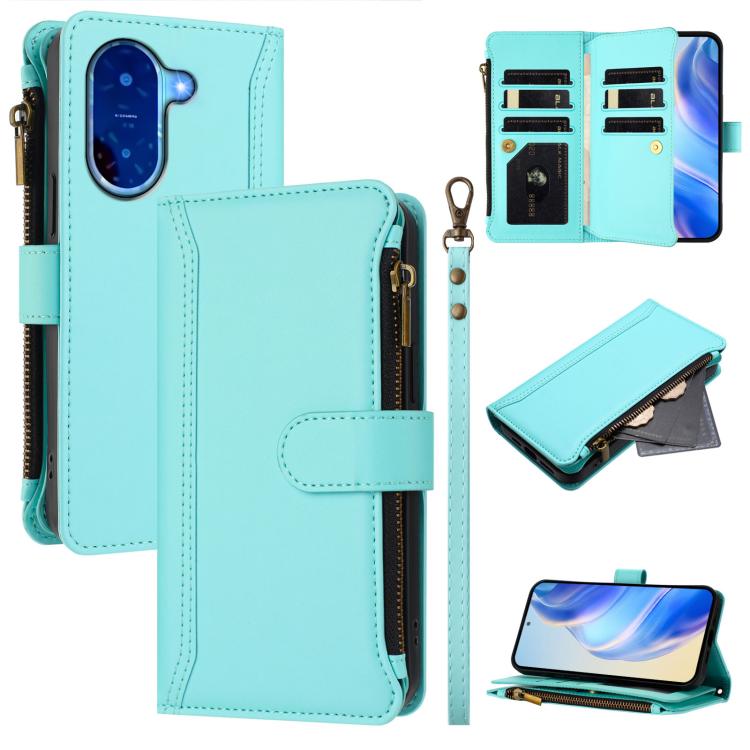 Magnetic Closure 9 Card Slots Zipper Leather Case with Hand Strap, For Redmi A5 4G 171.7mm / Poco C71, For Redmi K90 Max 5G, For Redmi A7 Pro 4G Global / Poco C85x 5G, For Redmi 15a 5G Global, For Redmi Turbo 5 Max 5G/Poco X8 Pro Max 5G                ...