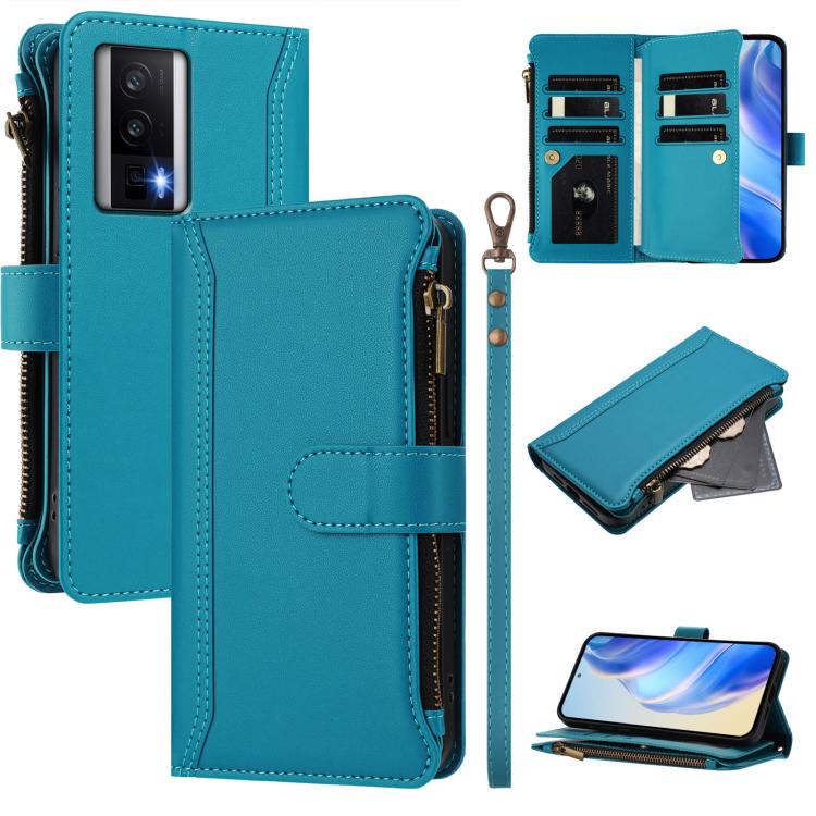 Magnetic Closure 9 Card Slots Zipper Leather Case with Hand Strap, For Redmi Note 12 Turbo / Poco F5, For Redmi K60 / K60 Pro / Poco F5 Pro, For Redmi Note 11 / 11S 4G / 12S 4G, For Redmi A1+ / A2+ / Poco C50 / Poco C51, For Redmi Note 11 Pro 4G / 5G  ...