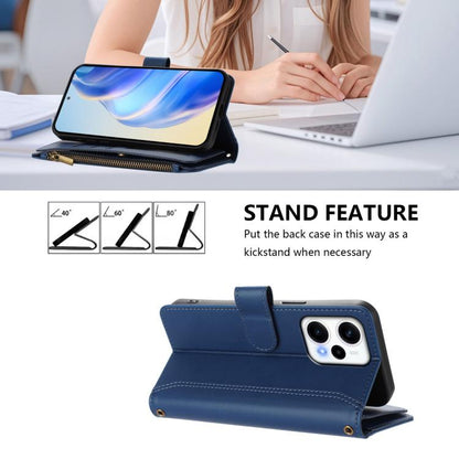 Magnetic Closure 9 Card Slots Zipper Leather Case with Hand Strap, For Redmi Note 12 Turbo / Poco F5, For Redmi K60 / K60 Pro / Poco F5 Pro, For Redmi Note 11 / 11S 4G / 12S 4G, For Redmi A1+ / A2+ / Poco C50 / Poco C51, For Redmi Note 11 Pro 4G / 5G  ...