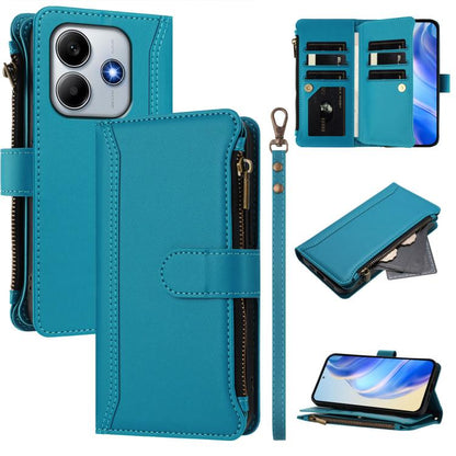 Magnetic Closure 9 Card Slots Zipper Leather Case with Hand Strap, For Redmi A5 4G 171.7mm / Poco C71, For Redmi K90 Max 5G, For Redmi A7 Pro 4G Global / Poco C85x 5G, For Redmi 15a 5G Global, For Redmi Turbo 5 Max 5G/Poco X8 Pro Max 5G                ...