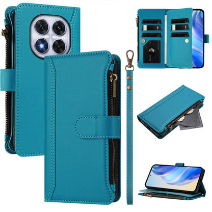 Magnetic Closure 9 Card Slots Zipper Leather Case with Hand Strap, For Redmi K80 / K80 Pro, For Redmi Note 14 Pro 4G, For Redmi Note 14 4G 163.25mm, For Redmi 14C 4G / 14R 5G / A3 Pro, For Redmi Note 14 Pro+ 5G, For Redmi K70 Ultra                     ...
