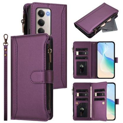 Magnetic Closure 9 Card Slots Zipper Leather Case with Hand Strap, For Redmi A5 4G 171.7mm / Poco C71, For Redmi K90 Max 5G, For Redmi A7 Pro 4G Global / Poco C85x 5G, For Redmi 15a 5G Global, For Redmi Turbo 5 Max 5G/Poco X8 Pro Max 5G                ...
