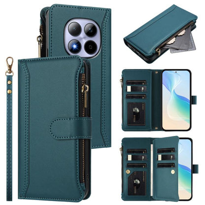 Magnetic Closure 9 Card Slots Zipper Leather Case with Hand Strap, For Redmi A5 4G 171.7mm / Poco C71, For Redmi K90 Max 5G, For Redmi A7 Pro 4G Global / Poco C85x 5G, For Redmi 15a 5G Global, For Redmi Turbo 5 Max 5G/Poco X8 Pro Max 5G                ...