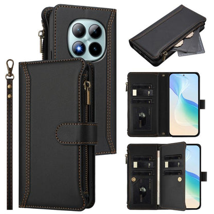 Magnetic Closure 9 Card Slots Zipper Leather Case with Hand Strap, For Redmi A5 4G 171.7mm / Poco C71, For Redmi K90 Max 5G, For Redmi A7 Pro 4G Global / Poco C85x 5G, For Redmi 15a 5G Global, For Redmi Turbo 5 Max 5G/Poco X8 Pro Max 5G                ...