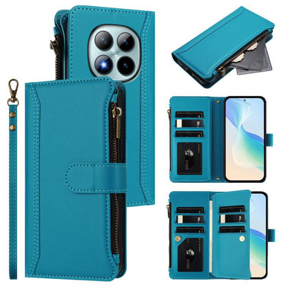 Magnetic Closure 9 Card Slots Zipper Leather Case with Hand Strap, For Redmi A5 4G 171.7mm / Poco C71, For Redmi K90 Max 5G, For Redmi A7 Pro 4G Global / Poco C85x 5G, For Redmi 15a 5G Global, For Redmi Turbo 5 Max 5G/Poco X8 Pro Max 5G                ...