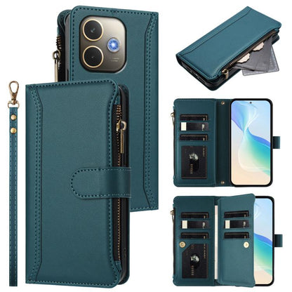 Magnetic Closure 9 Card Slots Zipper Leather Case with Hand Strap, For OPPO Reno16 F 5G/Reno16 FS 5G, For OPPO Reno16/Reno16 Pro 5G Global, For OPPO Find X9s Pro 5G, For OPPO Find X9 Ultra, For OPPO Find X9, For OPPO A6 GT 5G, For OPPO Find X9 Pro     ...
