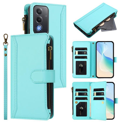Magnetic Closure 9 Card Slots Zipper Leather Case with Hand Strap, For OPPO F29 Pro 5G Global, For OPPO F29 5G Global, For OPPO Reno13 F 5G/Reno13 F 4G India, For OPPO A3 4G Global / A60 5G Global, For OPPO Find X8 5G Global                            ...