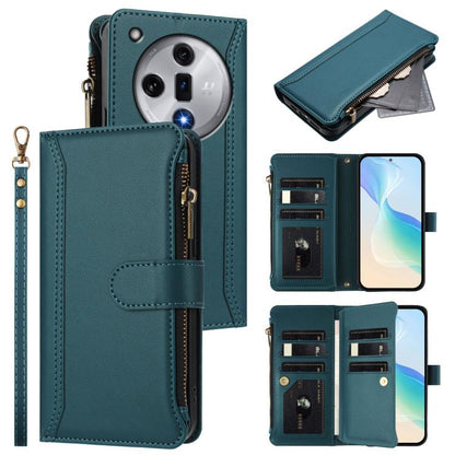 Magnetic Closure 9 Card Slots Zipper Leather Case with Hand Strap, For OPPO F29 Pro 5G Global, For OPPO F29 5G Global, For OPPO Reno13 F 5G/Reno13 F 4G India, For OPPO A3 4G Global / A60 5G Global, For OPPO Find X8 5G Global                            ...