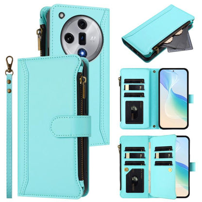 Magnetic Closure 9 Card Slots Zipper Leather Case with Hand Strap, For OPPO F29 Pro 5G Global, For OPPO F29 5G Global, For OPPO Reno13 F 5G/Reno13 F 4G India, For OPPO A3 4G Global / A60 5G Global, For OPPO Find X8 5G Global                            ...