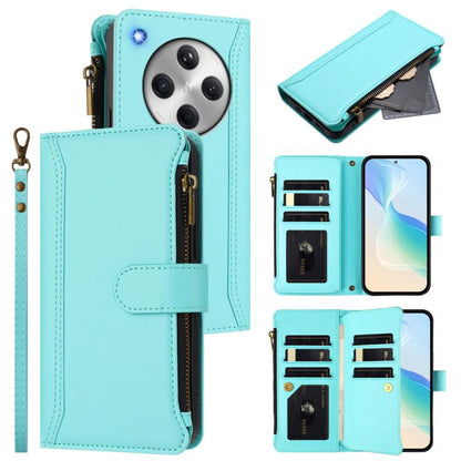 Magnetic Closure 9 Card Slots Zipper Leather Case with Hand Strap, For OPPO F29 Pro 5G Global, For OPPO F29 5G Global, For OPPO Reno13 F 5G/Reno13 F 4G India, For OPPO A3 4G Global / A60 5G Global, For OPPO Find X8 5G Global                            ...