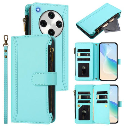 Magnetic Closure 9 Card Slots Zipper Leather Case with Hand Strap, For OPPO Find X8 Pro 5G Global, For OPPO A78 5G Global / A1X 5G, For OPPO Find X6 Pro 5G Global, For OPPO Find X6 5G Global, For OPPO A1 Pro 5G / Reno8 T 5G Global                      ...