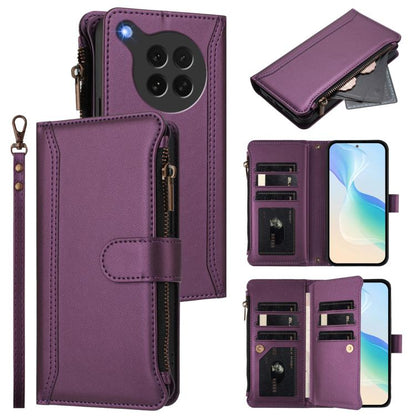 Magnetic Closure 9 Card Slots Zipper Leather Case with Hand Strap, For OPPO Reno16 F 5G/Reno16 FS 5G, For OPPO Reno16/Reno16 Pro 5G Global, For OPPO Find X9s Pro 5G, For OPPO Find X9 Ultra, For OPPO Find X9, For OPPO A6 GT 5G, For OPPO Find X9 Pro     ...
