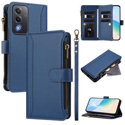 Magnetic Closure 9 Card Slots Zipper Leather Case with Hand Strap, For OPPO Reno16 F 5G/Reno16 FS 5G, For OPPO Reno16/Reno16 Pro 5G Global, For OPPO Find X9s Pro 5G, For OPPO Find X9 Ultra, For OPPO Find X9, For OPPO A6 GT 5G, For OPPO Find X9 Pro     ...